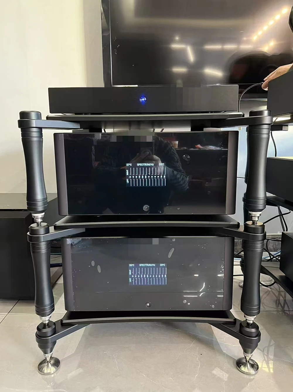 HIFI Audio Speaker Amplifier Cabinet DAC Frame Rack Turntable CD Player Equipment Shock Absorber Tripod Shelf Foot Rack-01