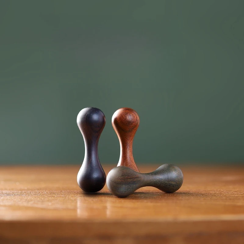 Juguetes de descompresión de nudillos de madera, regalo, giroscopio giratorio para dedo, ansiedad, alivio del estrés, Spinner de mano, pulido de sándalo ​