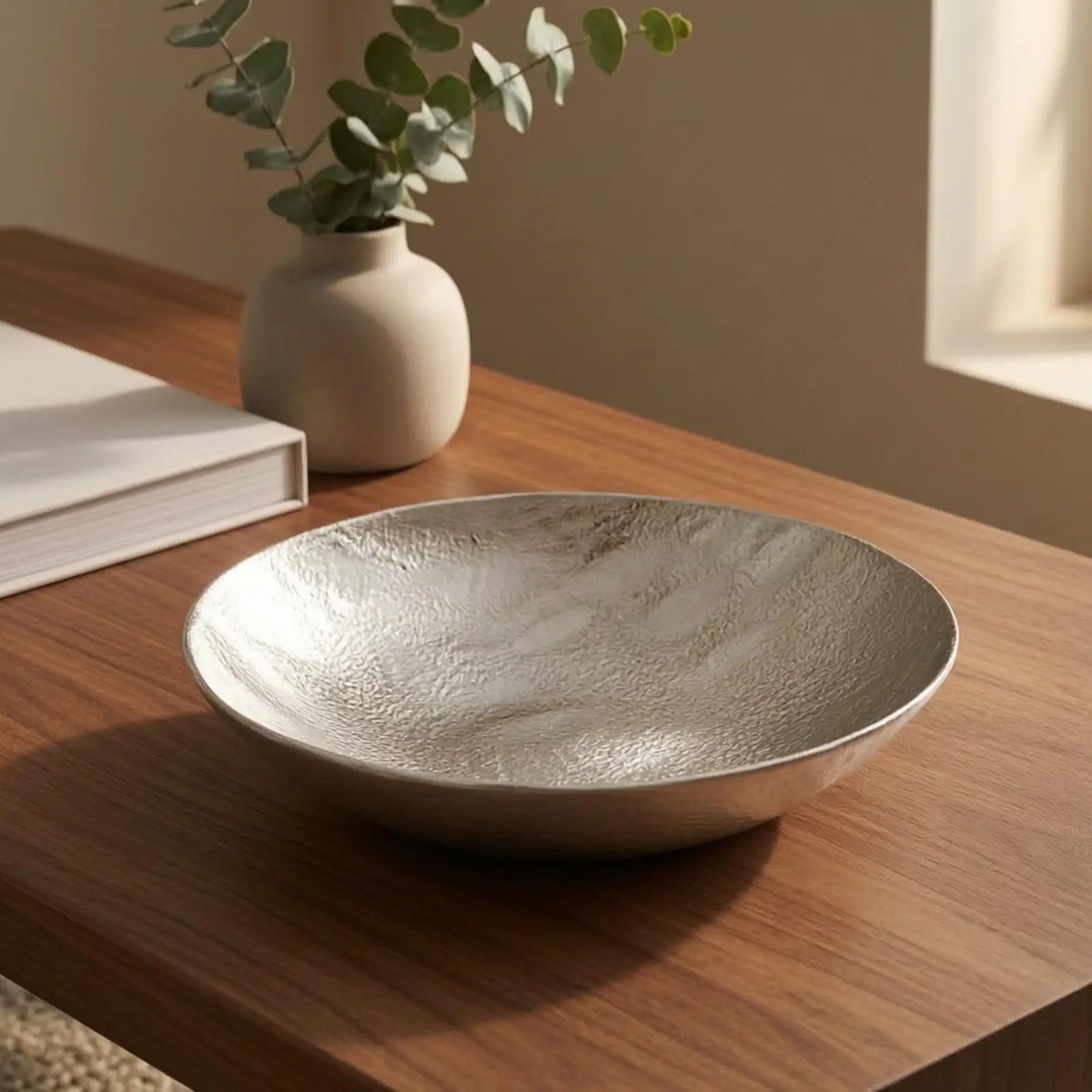 Bol de service en verre électroplaqué, assiette décorative pour la présentation de fruits, décoration moderne et traditionnelle, centre de table pour les zones d'accueil