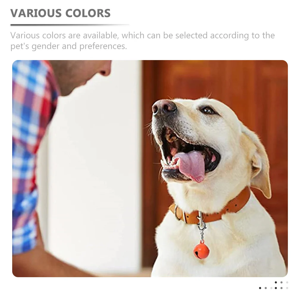 

16pcs Pet Collar Bell Cat Dog Collar Bells Exquisite Compact Multi-Function Metal Bells For Home Party Decorative Accessories