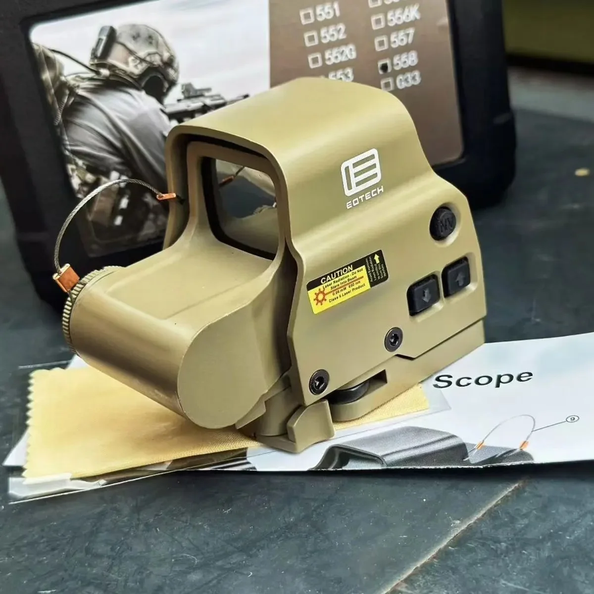 Image of Eotech G33 G43 G45 3X Vergrößerungsglas 551 552 553 558 Rotpunktvisier Riser Scope Unity Stoßfest Wetterfest
