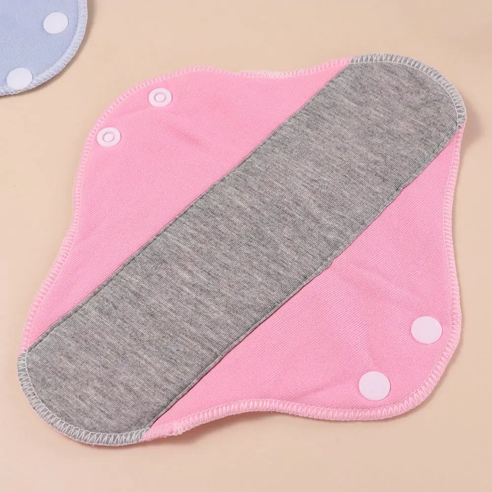 6Pcs Gasket Washable Menstrual Cloth Pads Graphene 23CM Panty Liner Breathable Reusable Nursing Pad for Women Incontinence