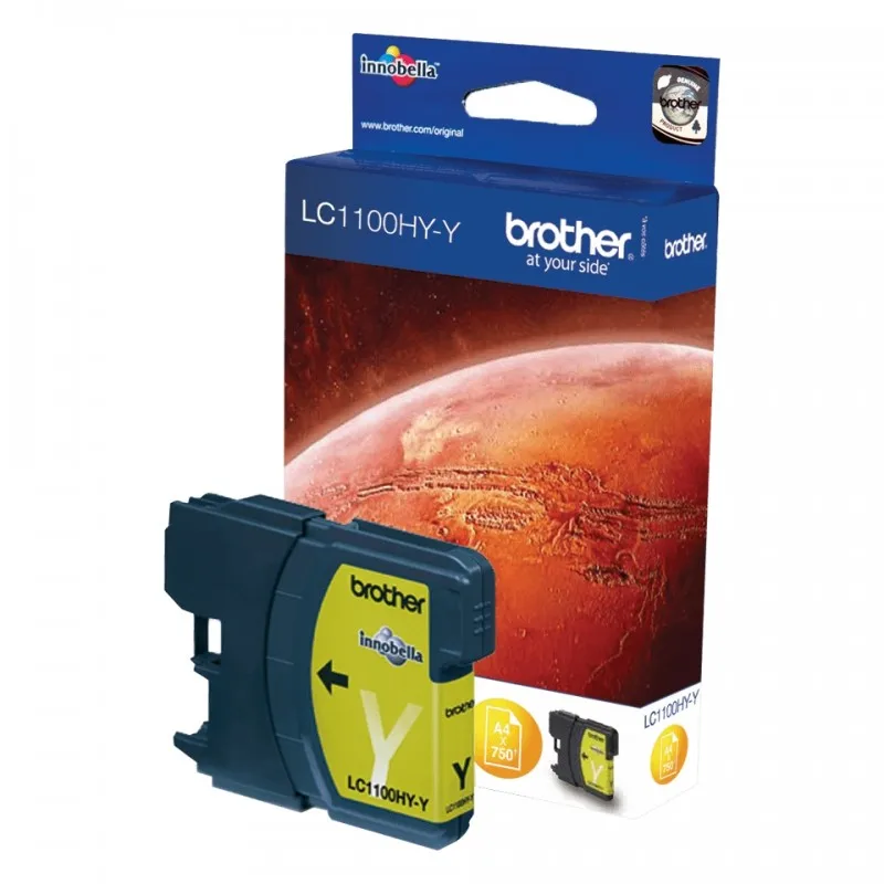 Brother LC1100XL yellow Original ink cartridge-LC1100HYY LC1100HYY tintasycartuchos.com