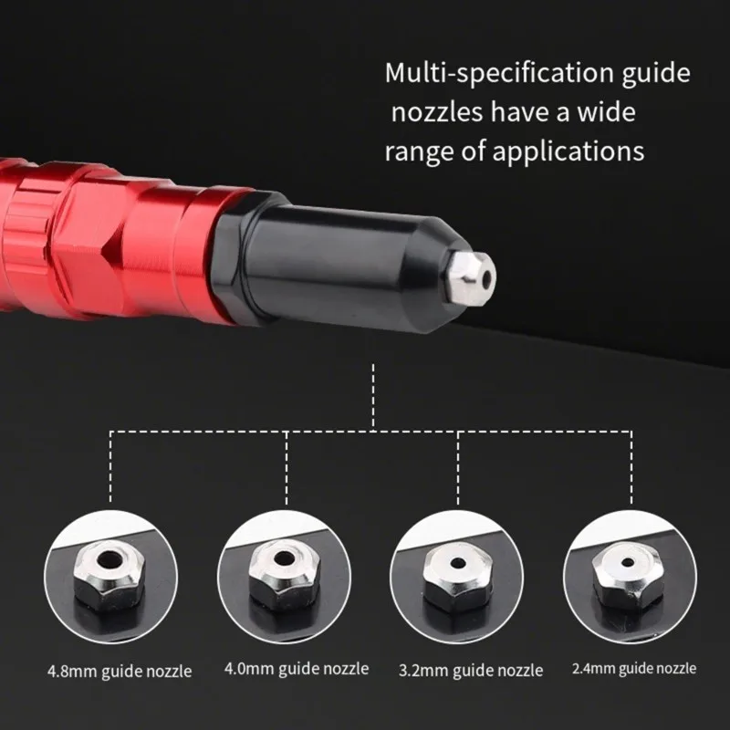Compact And Efficient Electric Rivet Gun Conversion Head Kit Adapter For Industrial Use-Electric Tool Accessories