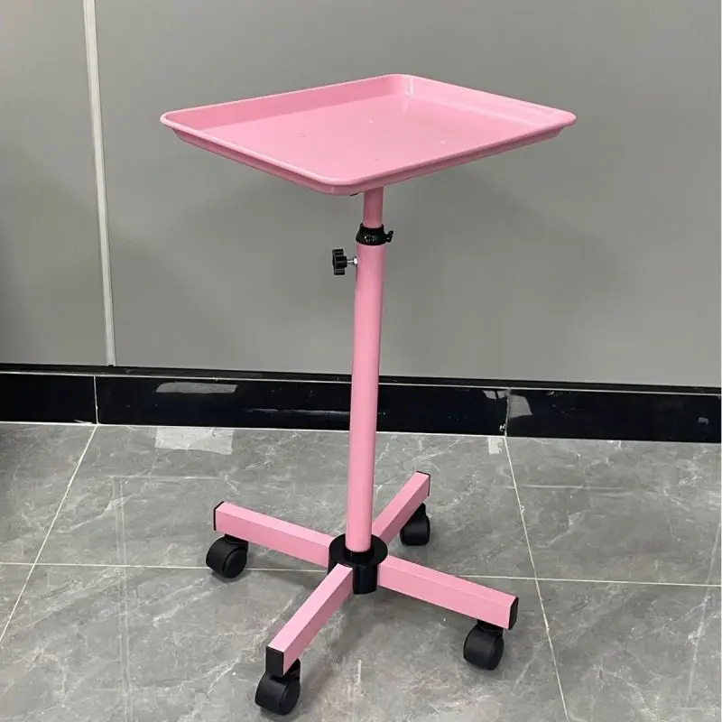Hair Stylist Hairdressing Tool Storage Trolley With Tools Holders Salon Rolling Hair Color Tray Portable Cart on Wheels