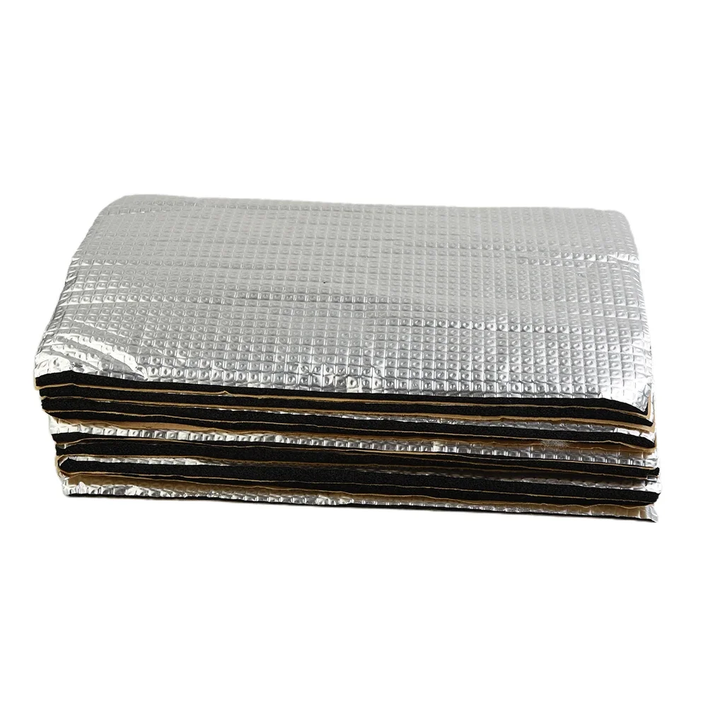 10 Sheets Sound Deadening Damping Mat Car Silent Compact Van Proofing Noise Insulation Soundproofing 5mm Hood Noise Insulator