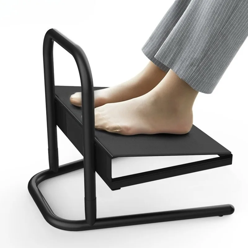 

Office Pedal Stool Adjustable Elevating Footrest Aesthetic Luxury Bedroom Footstool Relaxing