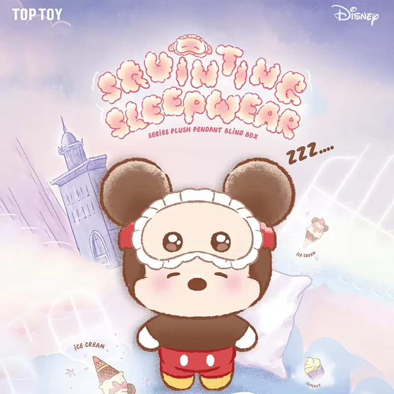 Disney Nachtkleding Mystery Box Knuffeldier Sleutelhangers Blind Box Schattige Portemonnees Decoratieve Beeldjes Verjaardagscadeau Verrassing