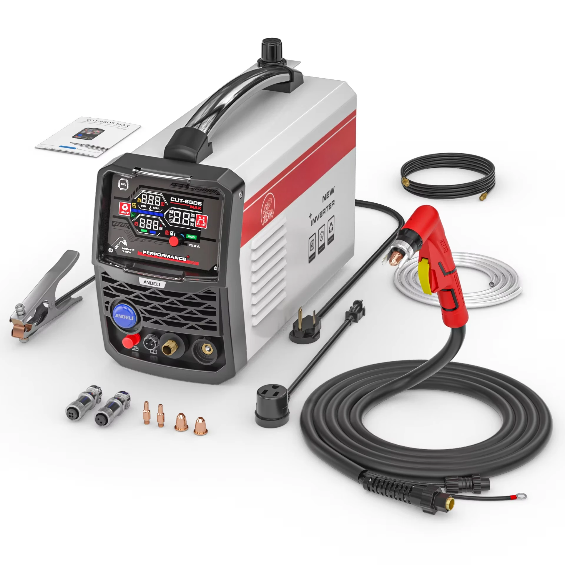 110V 220V CUT-65 1PH 220V Non-HF numerical control Compatible Pilot Arc Contact Plasma Cutting Machine Manufacturer
