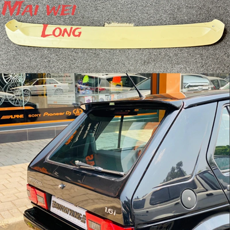 For Volkswagen Golf 1 Golf1 Mk1 Rabbit Citi Standard 1974-1983 Car Rear Roof Spoiler Splitter  Rear Trunk Lip Cap Spoiler Wing