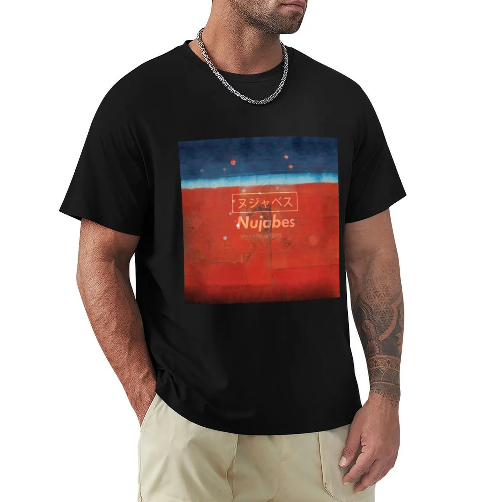 Футболка Nujabes Modal Soul, спортивная одежда, дышащая футболка с коротким рукавом