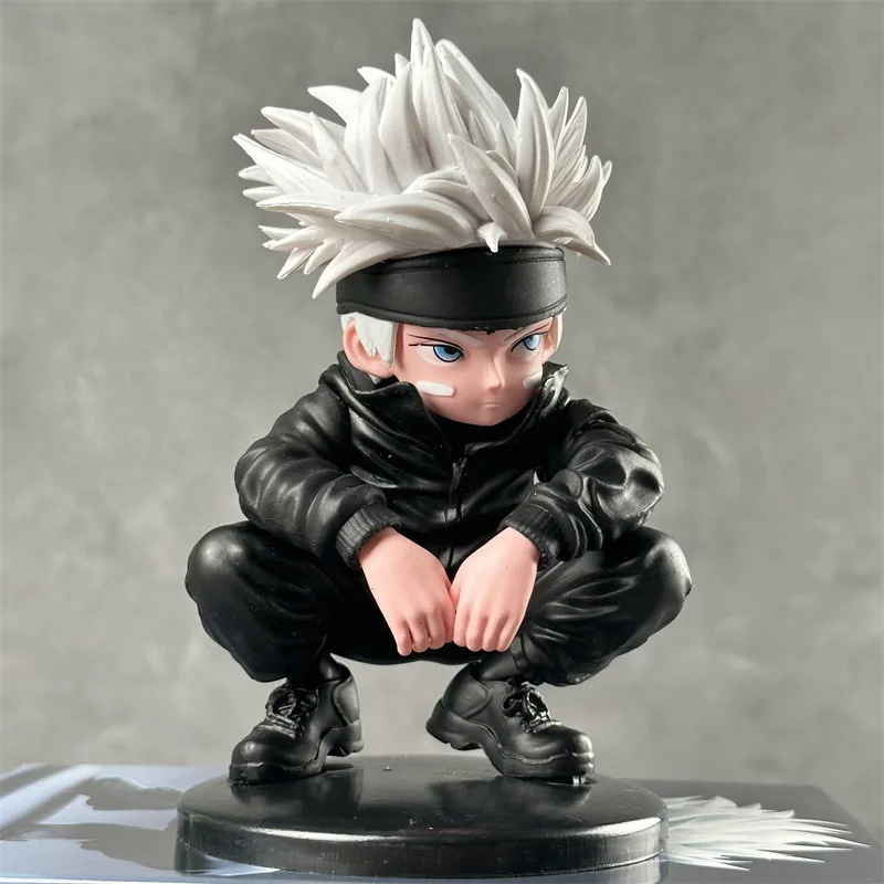 15cm Gojo Satoru Figurki Anime Jujutsu Kaisen Figurka Dekoracja Biurka Kolekcjonerska Model Lalka Ozdoba Samochodu Nowy Rok Zabawki Prezenty