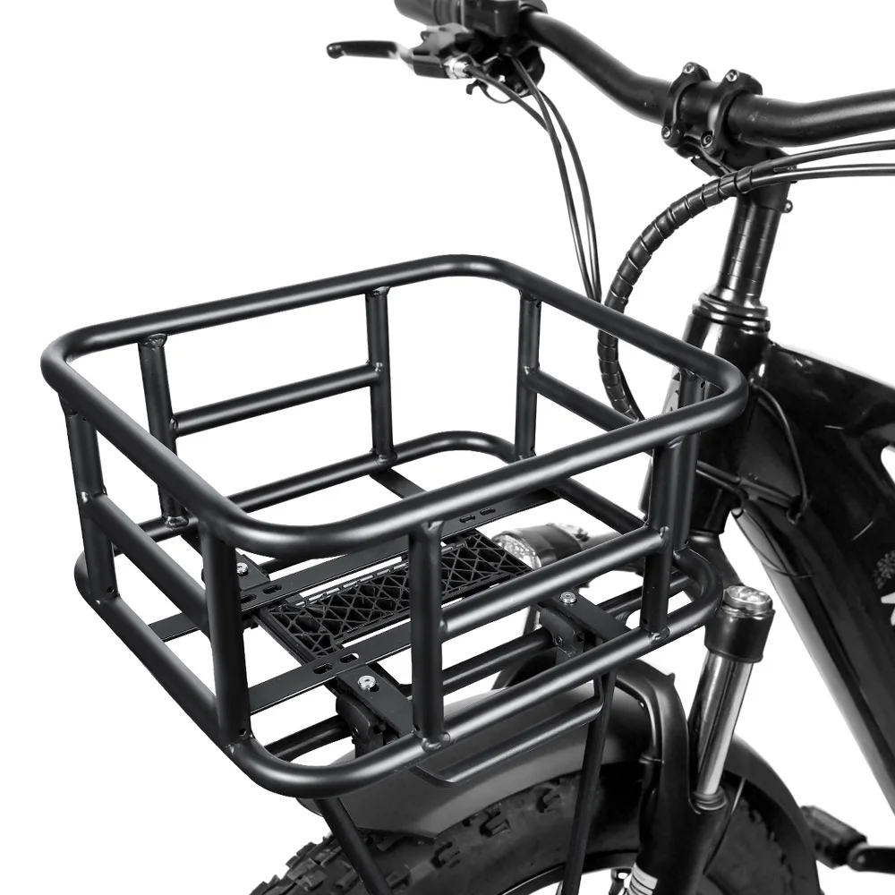 Hinten Fahrrad Korb Fahrrad Gepäckträger Tasche Quick ReleaseFron E-Bike Korb Fahrrad Körbe Hinten Rack für OutdoorTravel Shopping – Detail 14