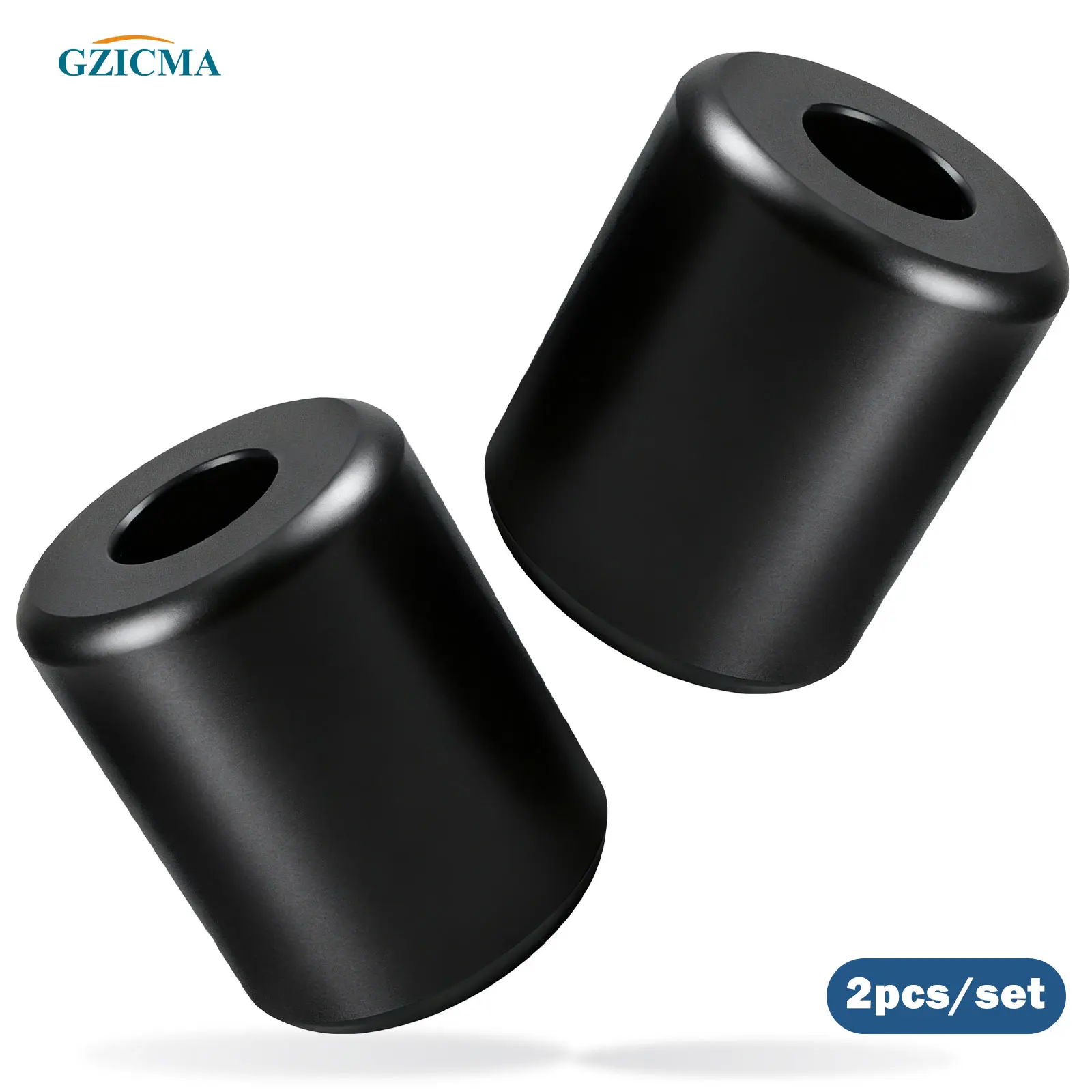 

GZICMA Motorcycle Crash Bar Sliders End Caps for Harley Touring Softail Sportster 1.25" Engine Guard Saddlebag Guard M12 2PCS