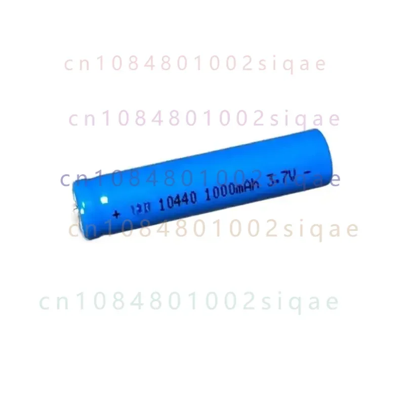 10pcs for 10440 lithium battery no. 7 flat head pointed head 1000mah electric toothbrush shaver flashlight 3.7v lithium ion aaa