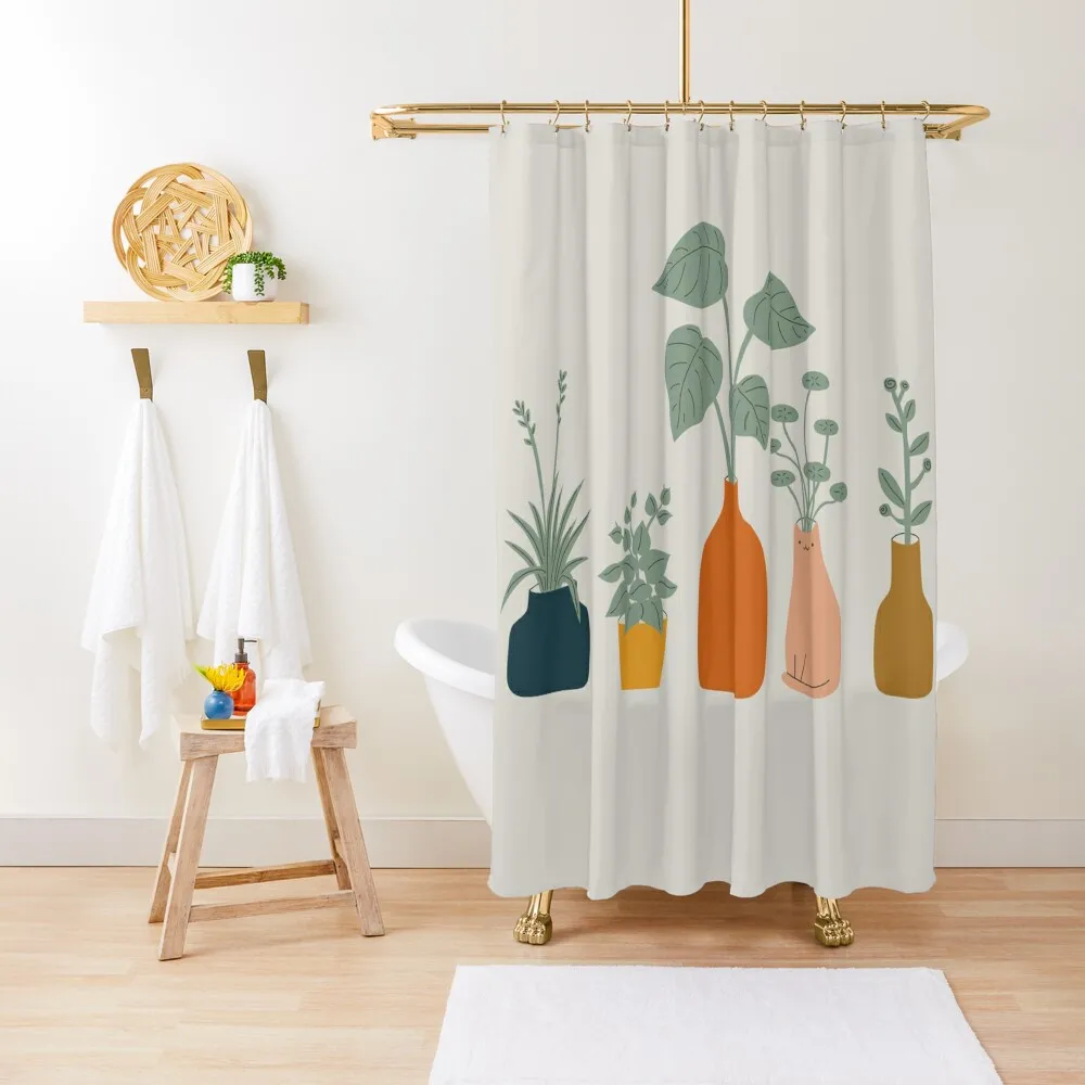

Cat and Plant 9 Shower Curtain Bathroom Box Shower For Bathroom Bathroom Accessorys Shower Set Curtain