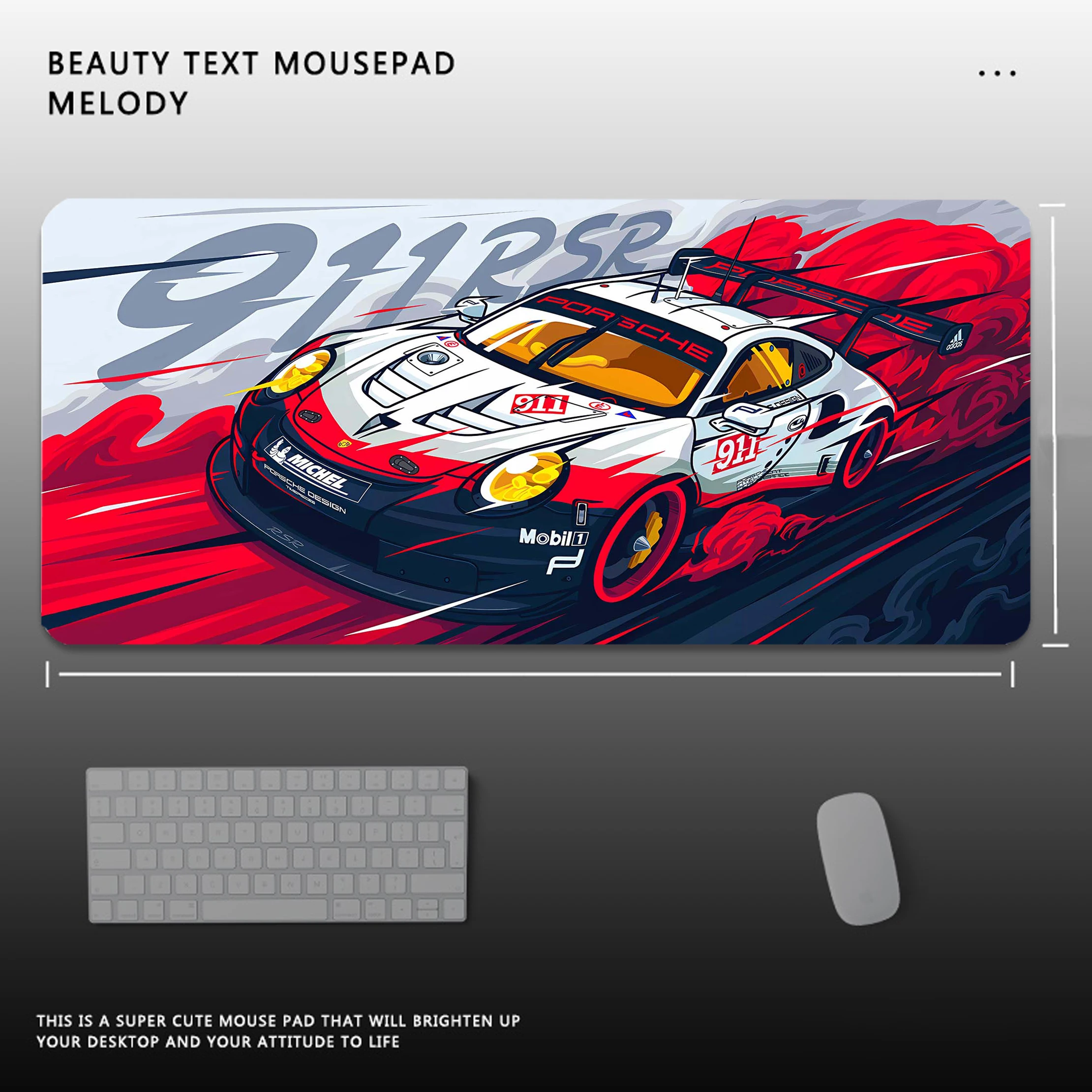 

Car Mousepad Computer XL MousePads Keyboard Pad Mouse Mat GTR Racing Car Gamer Soft Office Carpet Table Mat Desktop Mouse Pad