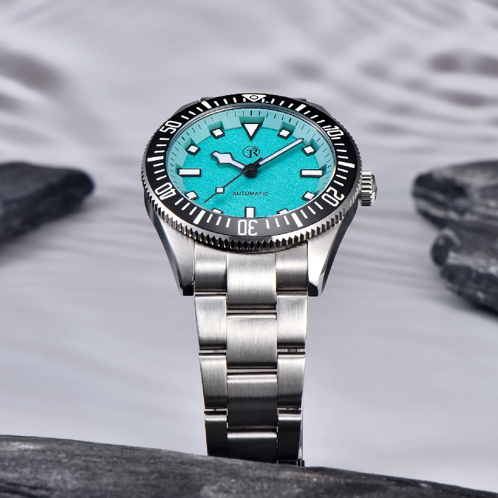 2025 جديد رولز تيمي الجليد الأزرق الهاتفي كرونوغراف ساعة كوارتز رياضية فاخرة الرجال الياقوت مرآة مقاوم للماء ساعة اليد الموضة #3