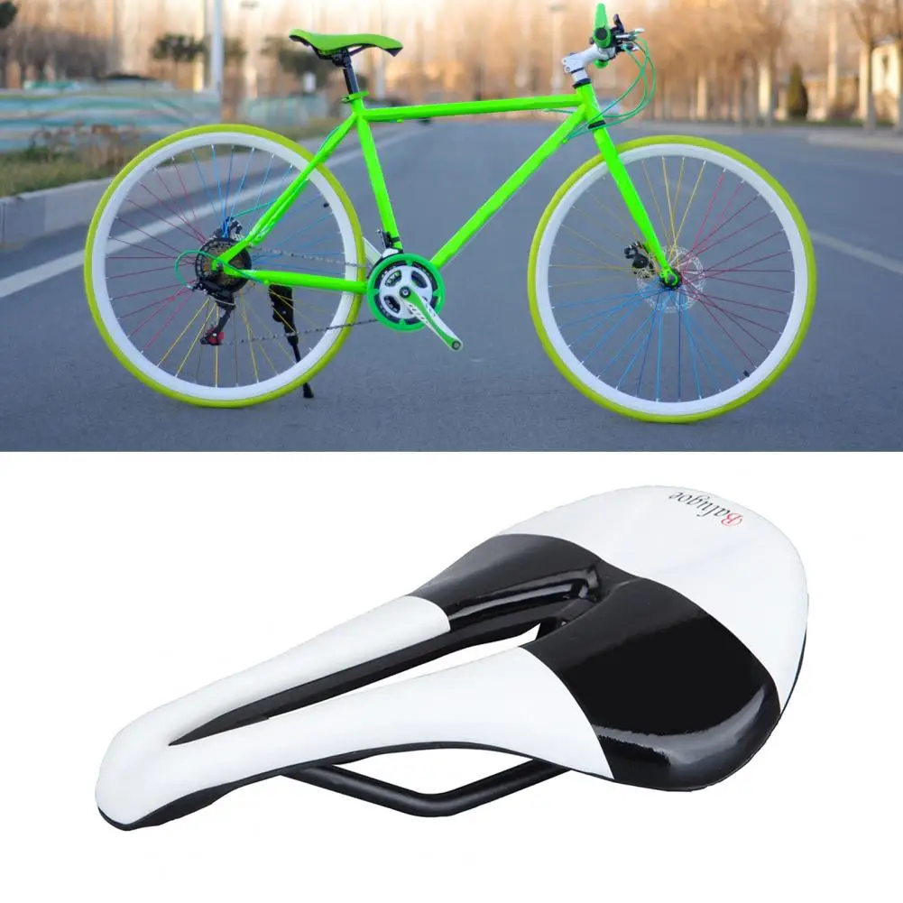 

BALUGOE Bike Seat Bicycle Saddle High Elasticity Moisture-proof Bicycle Parts MTB Road Bike Seat Padded Bicycle Parts