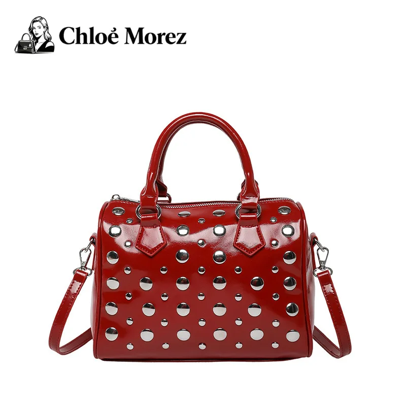 

Rivet Shoulder Bag, Large Capacity Versatile Crossbody Pillow Bag, Trendy