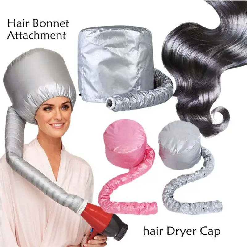 

1PC Portable Soft Hair Drying Cap Bonnet Hood Hat Womens Blow Dryer Home Hairdressing Salon Supply Adjustable Accessory