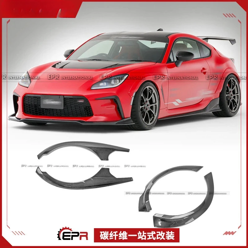 

Для Toyota GR86 SAAR из углеродного волокна, передние и задние широкие детали для тюнинга колесной арки