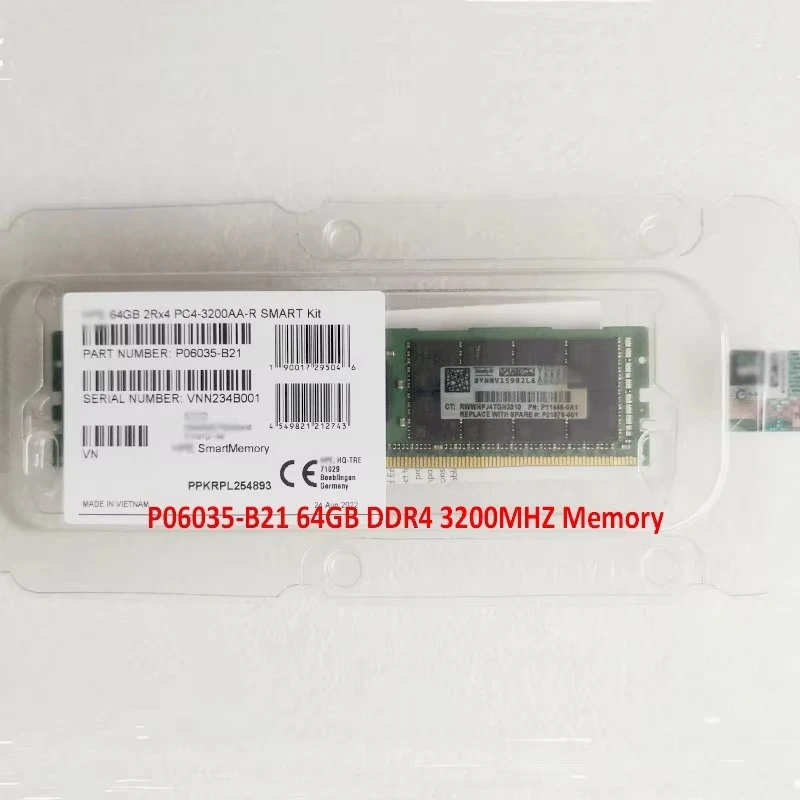 

P06035-B21 Original RAM Module 64GB DDR4 3200MHz for DL380 Server