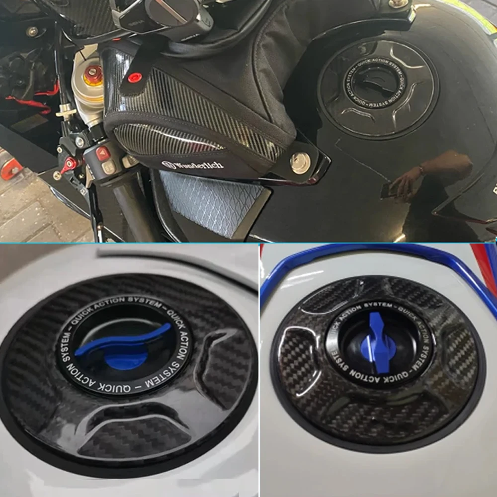 New 2024 For BMW S1000RR S 1000 R RR M1000RR All years Carbon FIber Fuel Tank Cap Oil Gas Tank Airbox Cover Motorcycle Modified