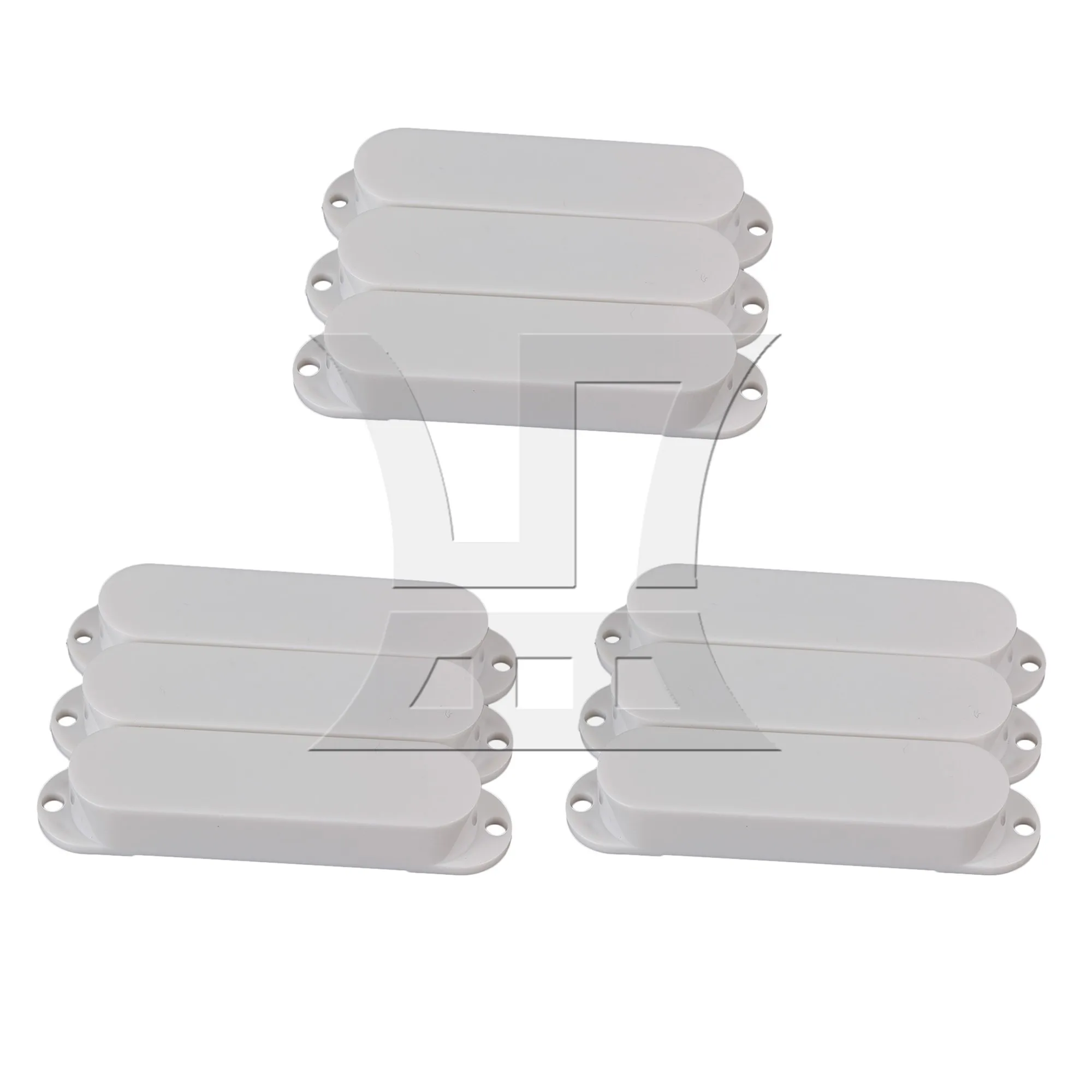 

Yibuy 9 Pcs Single Coil Pickup Cover for Electric Guitar 3.22x0.74x0.57inch
