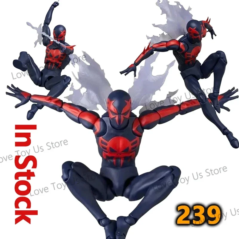 

В наличии Человек-паук 2099 Mafex 239, комическая версия Ko, коллекция фигурок Человека-паука, аниме, экшн-фигурка, модель, подарочные игрушки на заказ