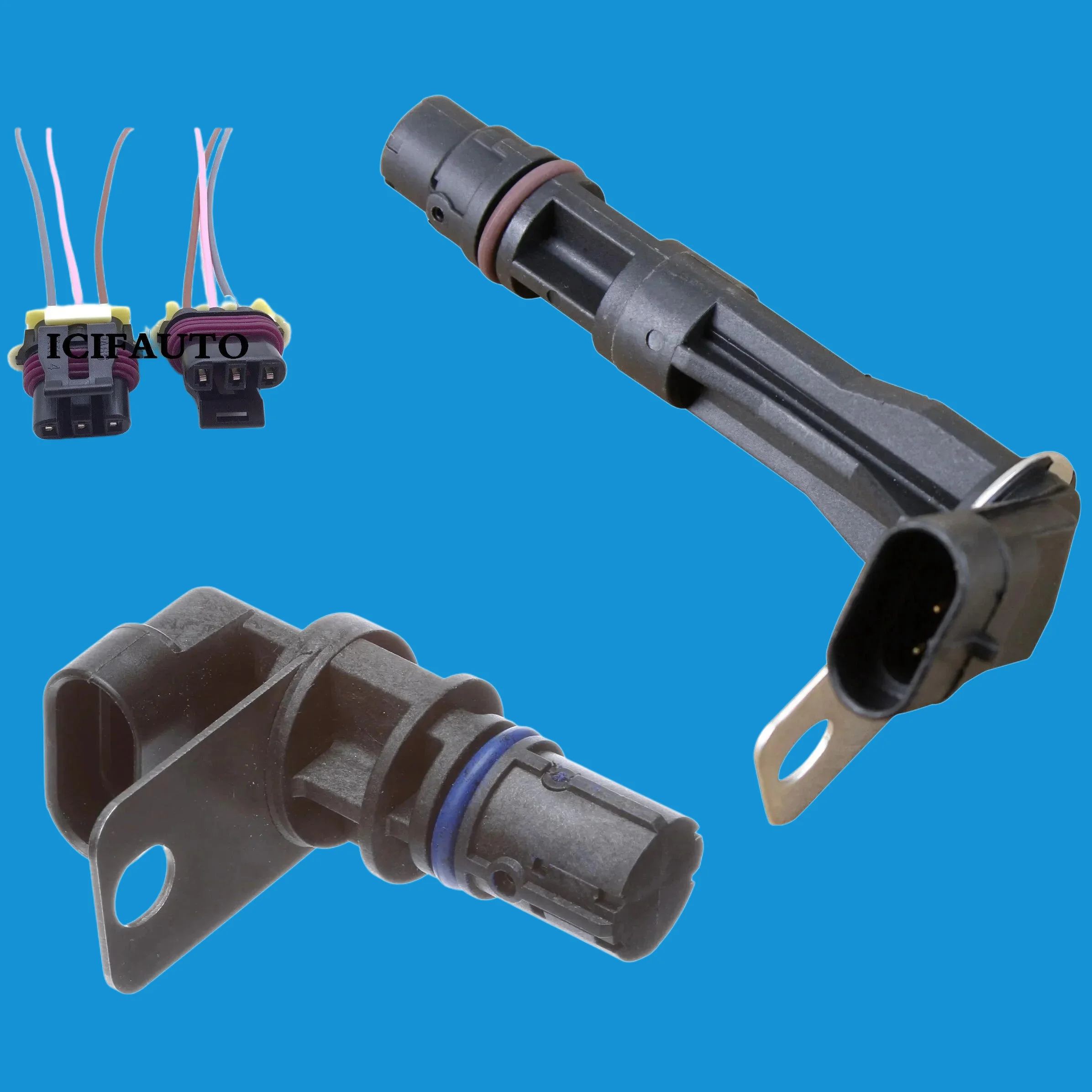 

Датчик положения распределительного вала и коленчатого вала + заглушка для 99-06 Isuzu Chevrolet Cadillac Gmc Pontiac Hummer 12561211, 12555566, 12560228