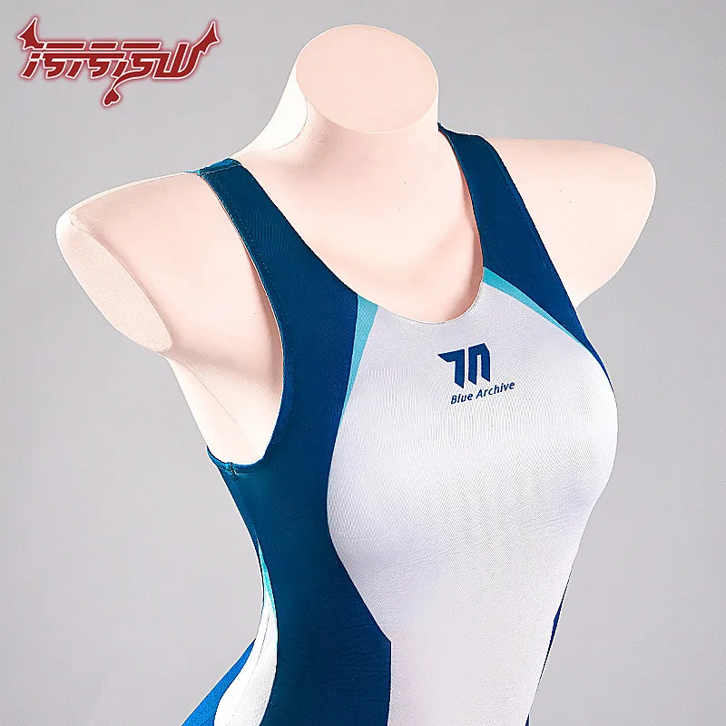 Blue Archive Tendou Arisu Summer Swimsuit Cosplay Costume Anime Alice One Piece Bathing Suit Women Game Cos Bodysuit Full Set view 4
