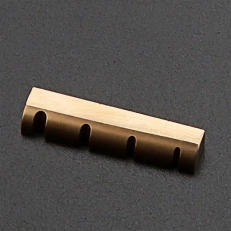 RTENTE-Pre-Slotted 4 String Brass Acoustic Guitar Nuts For PB Bass Guitar Part Accessories