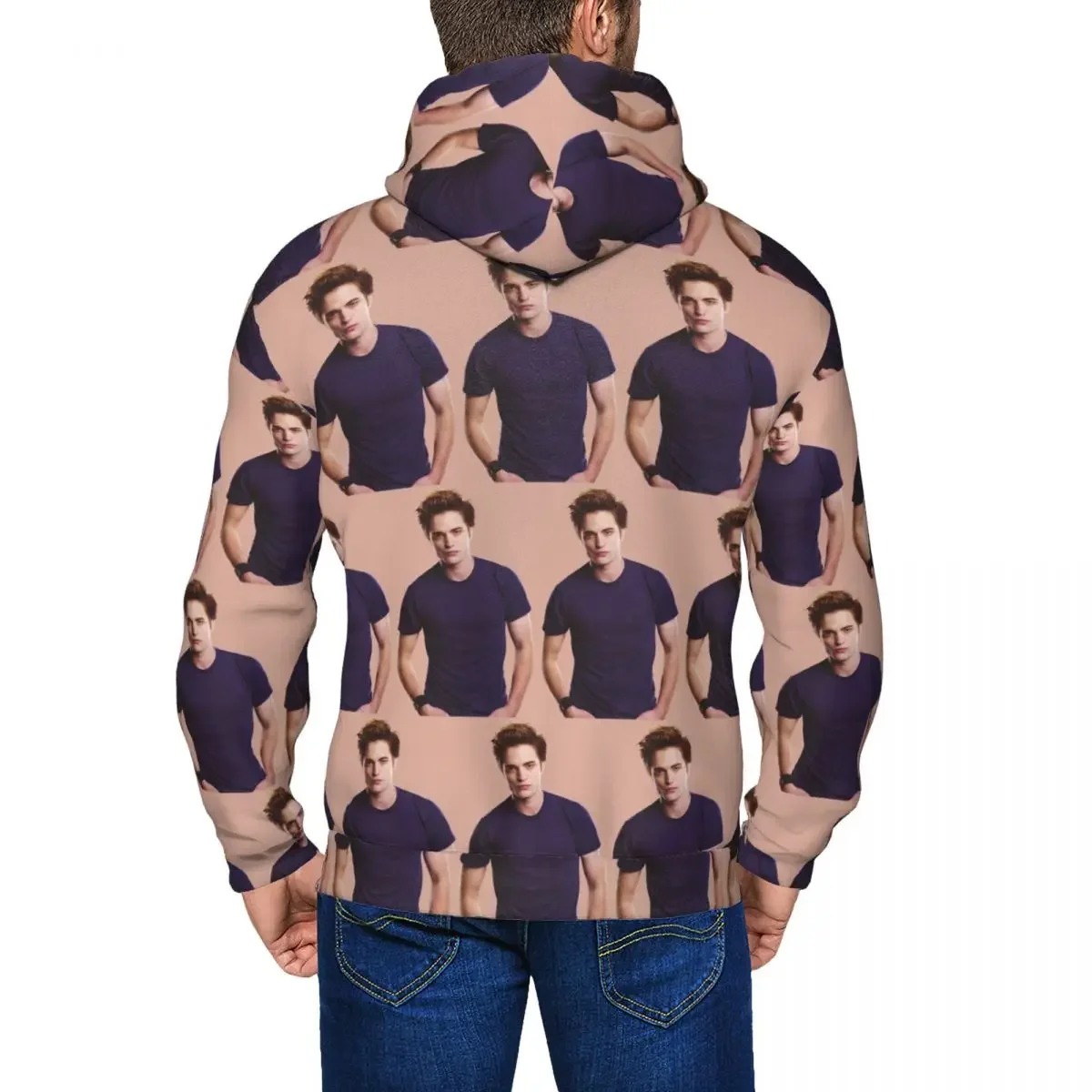 الشفق ساغا إدوارد كولين قلنسوة بسحاب الهيب هوب البلوز الخريف الشتاء الرجال النساء بلوزات طويلة الأكمام بلايز