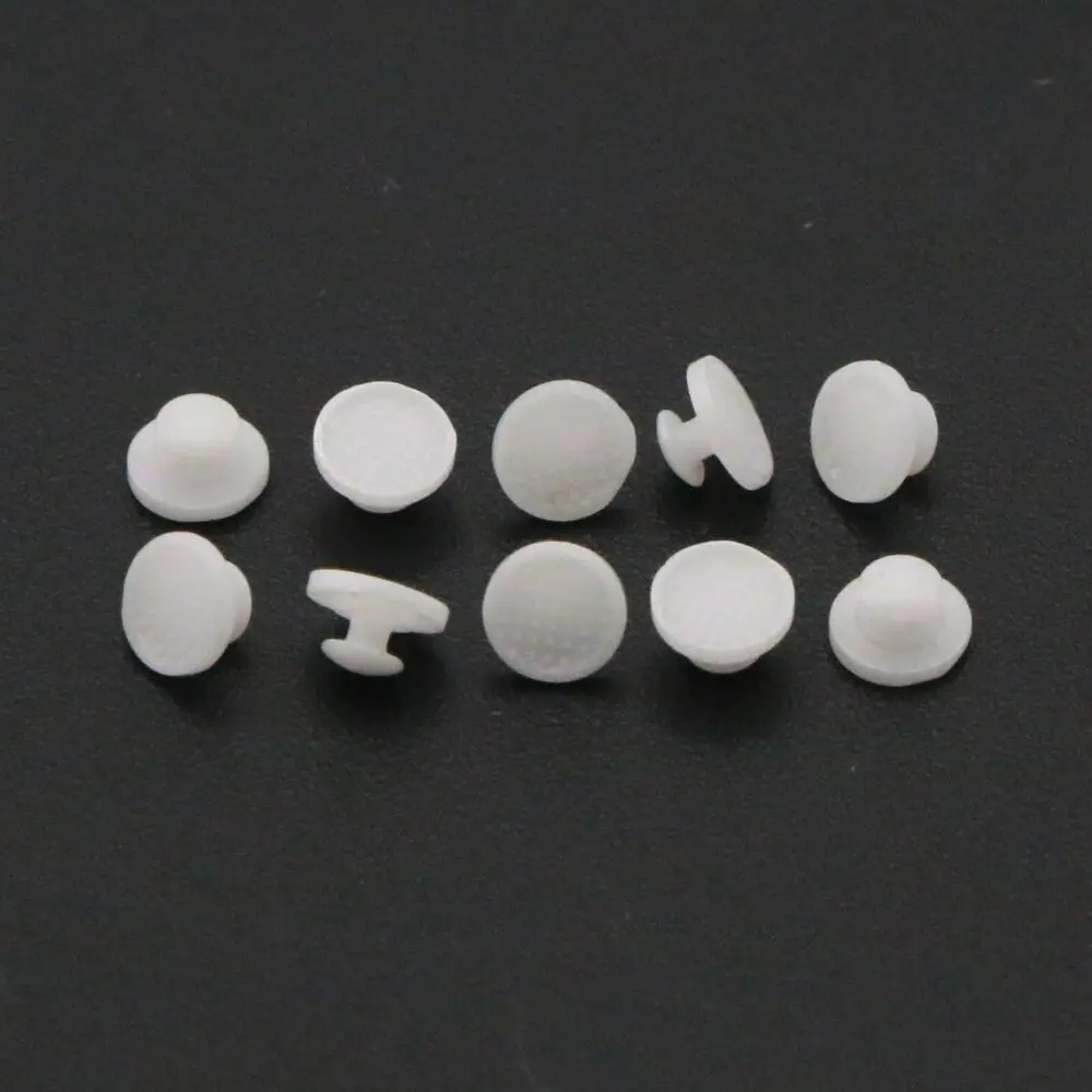 50Pcs Dental Orthodontic Ceramic Lingual Button Bondable Round Rectangular Base