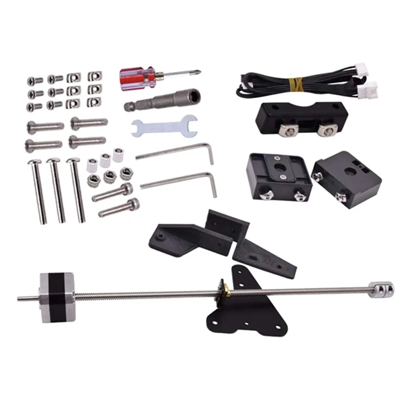 

AP-Dual Z Axis Leading Screw Rod Upgrade Kit Аксессуары для 3D-принтеров с заменой шагового двигателя для Creality Ender 3