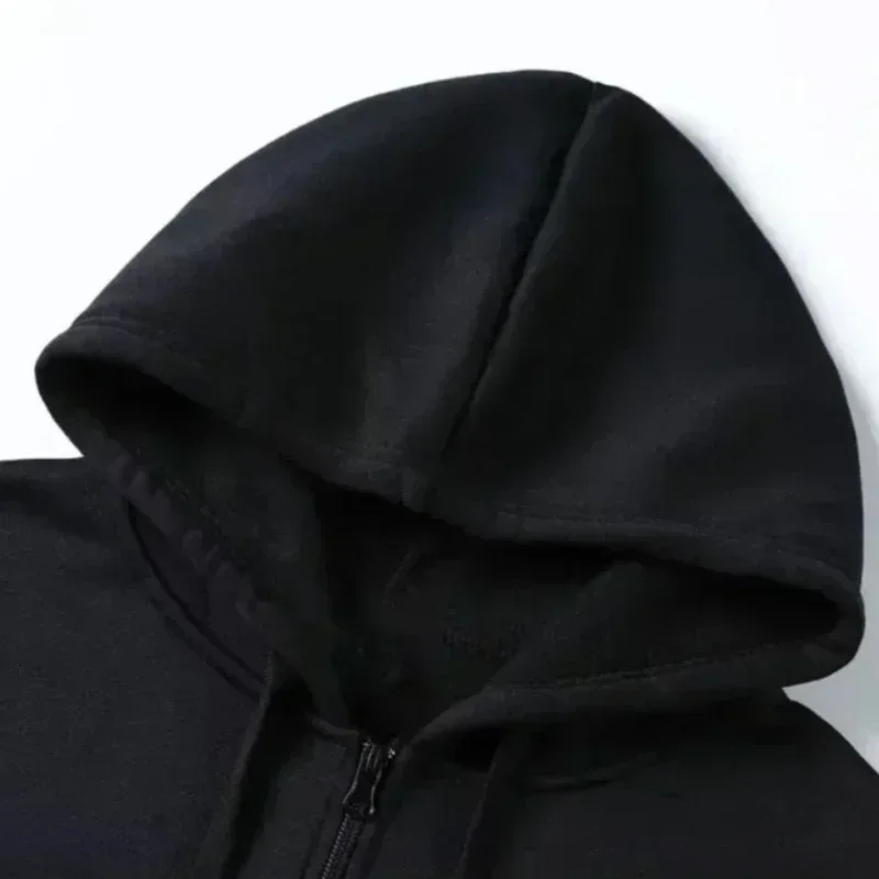 2025 الخريف/الشتاء مغني الراب سيئة الأرنب ميرش 100% القطن طباعة قلنسوة بسحاب ديبي تيارار ماز فوتوس ألبوم جديد معطف الرجال الهيب هوب Y2k