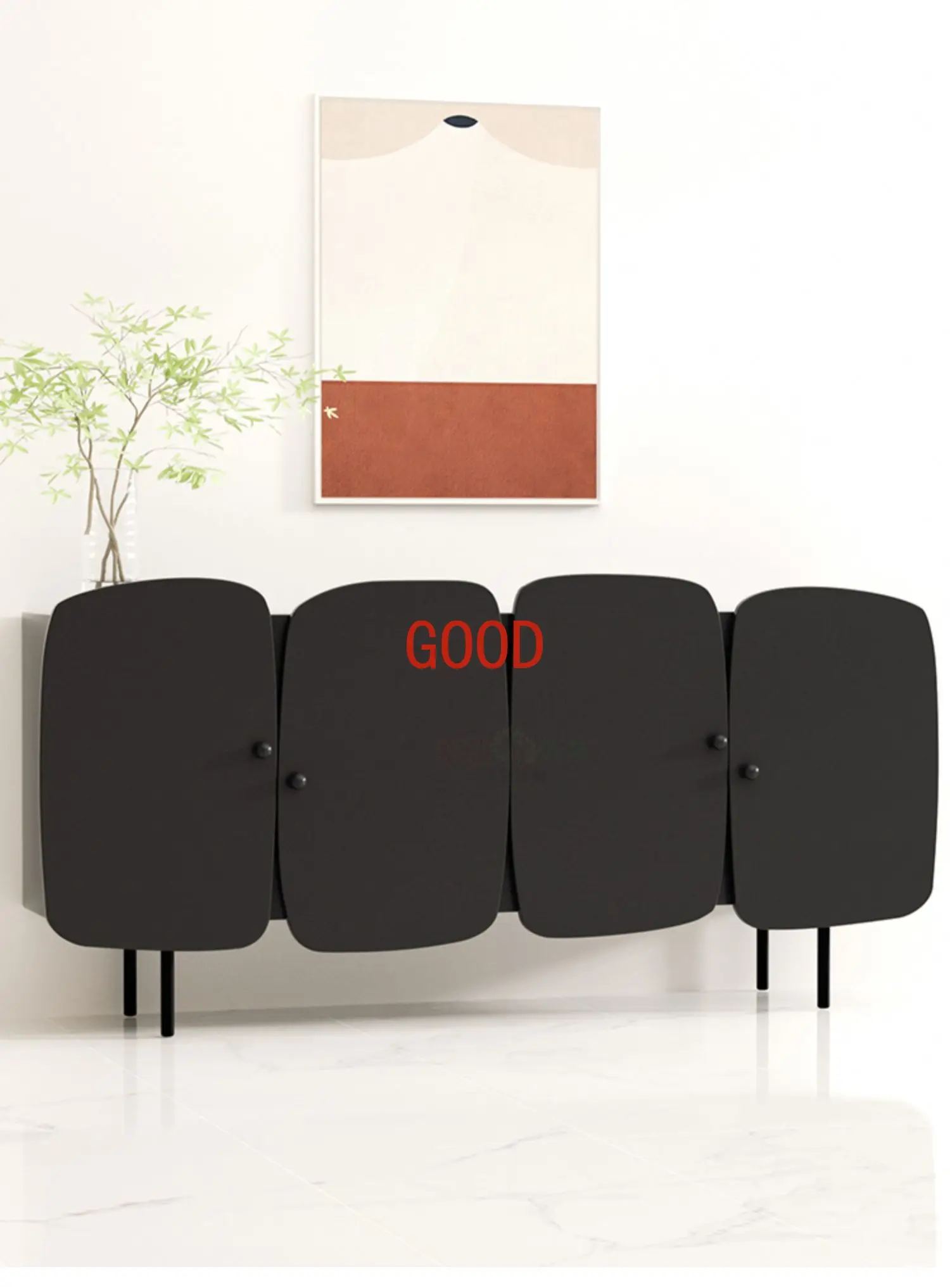 Italian Minimalist Sideboard Cabinet Light Luxury Modern Side Cabinet