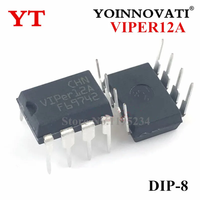 10PCS 50PCS VIPER12A VIPER 12A VIPER12 DIP-8 najlepsza jakość