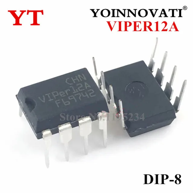 10PCS 50PCS VIPER12A VIPER 12A VIPER12 DIP-8 najlepsza jakość