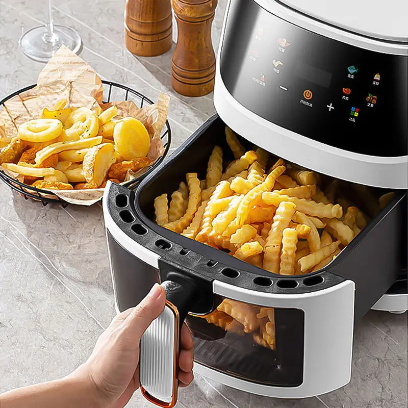 Silver Crest 8L Liter 2400W Factory Price Healthy Digital Air Fryer The Power 360 Digital Manual Air Fryer Oven