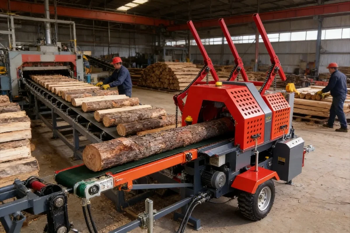 【Factory Price】Customized Wood Splitter Machine High Efficiency Continuous Operation Firewood Processor Mounted Industrial Tool