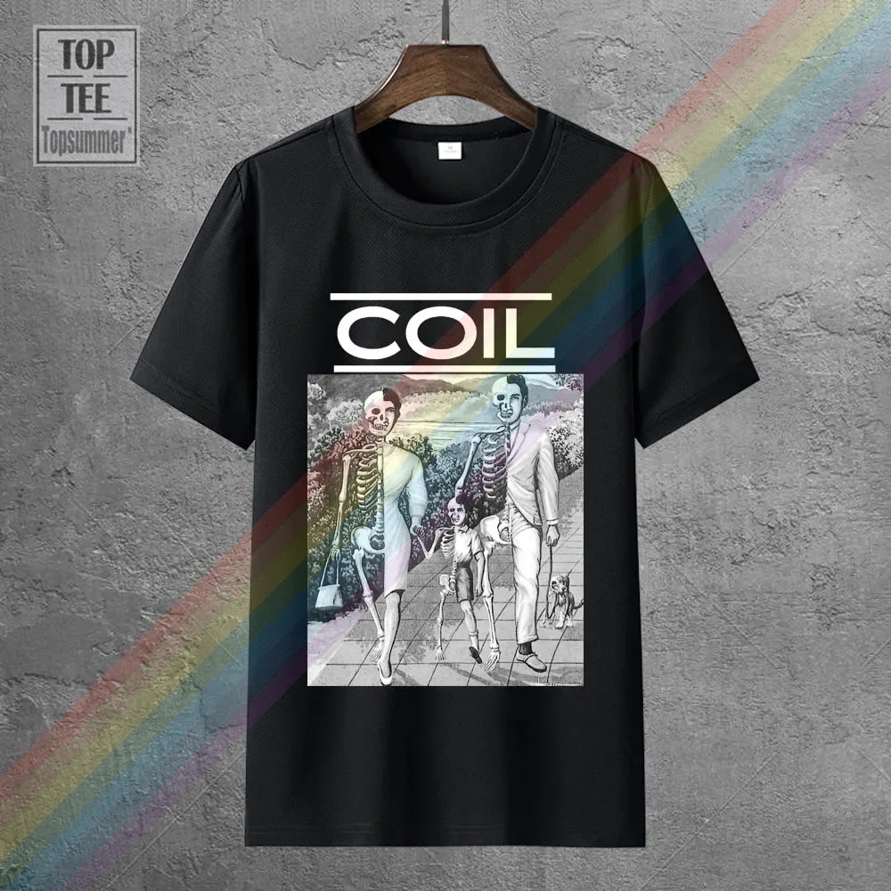 Men T Shirt Coil Band Experital Music Group Tshirt Tee Music Concert Tee T-Shirt Novelty Tshirt Women