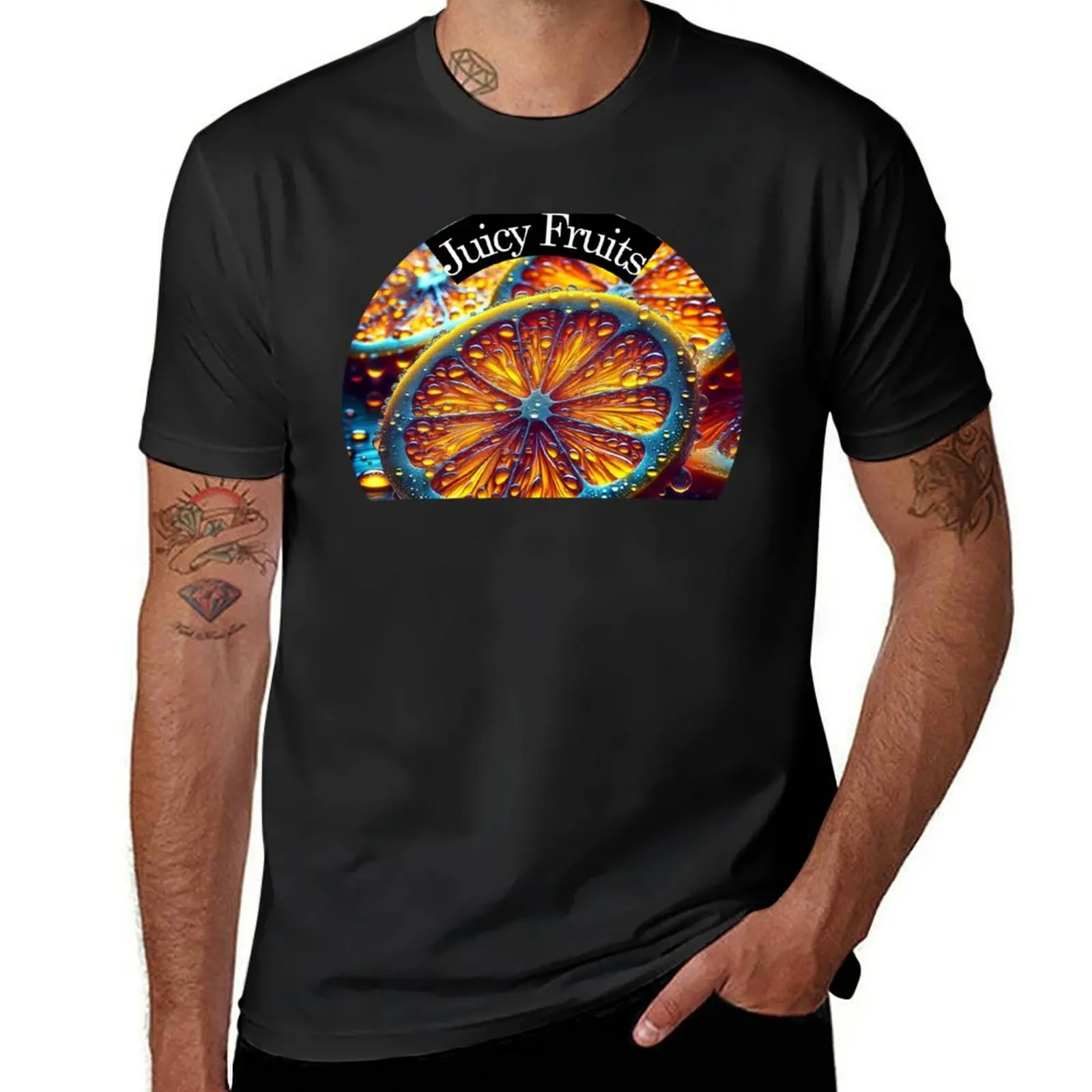 A Citrus Symphony T-Shirt blanks graphics heavyweights t shirts men