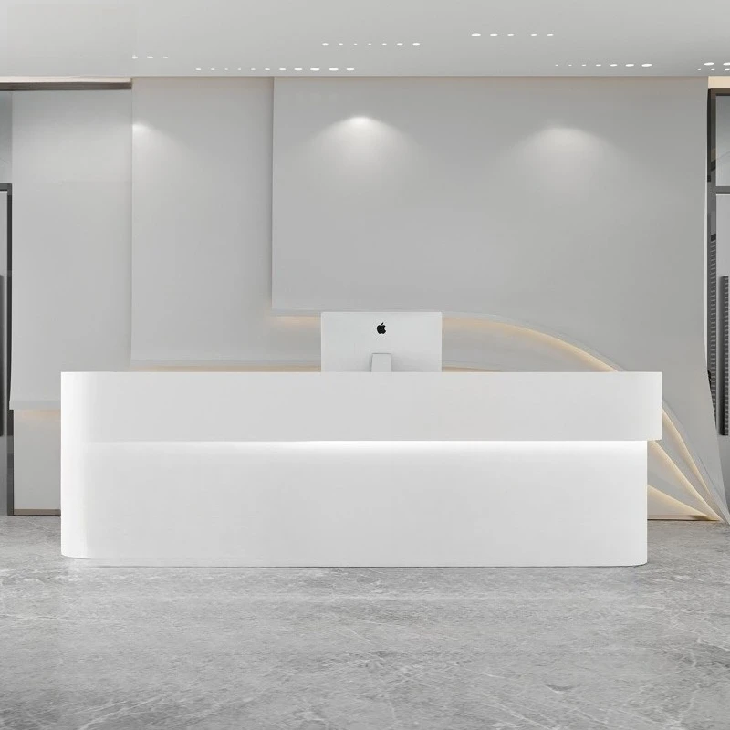 

Simple Modern Reception Desks Store Commercial Beauty Reception Desks Salon Dance Studio Office Furniture Военное Дело ZY40JDT