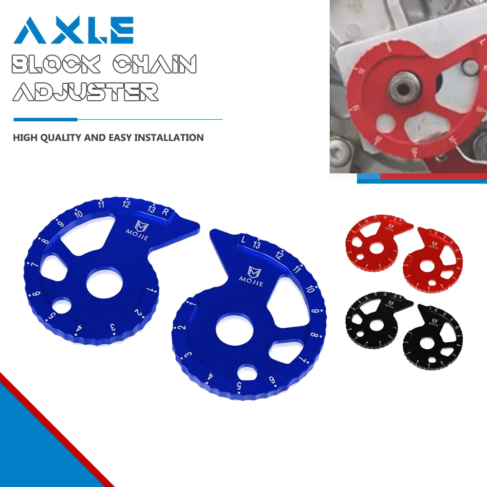 

Motorcycle CNC Chain Guide Adjuster Regulator Kit For HONDA CRF150F CRF230F CRF230L CRM250 AR XLR250R XR 230 250 400 600 650 R L