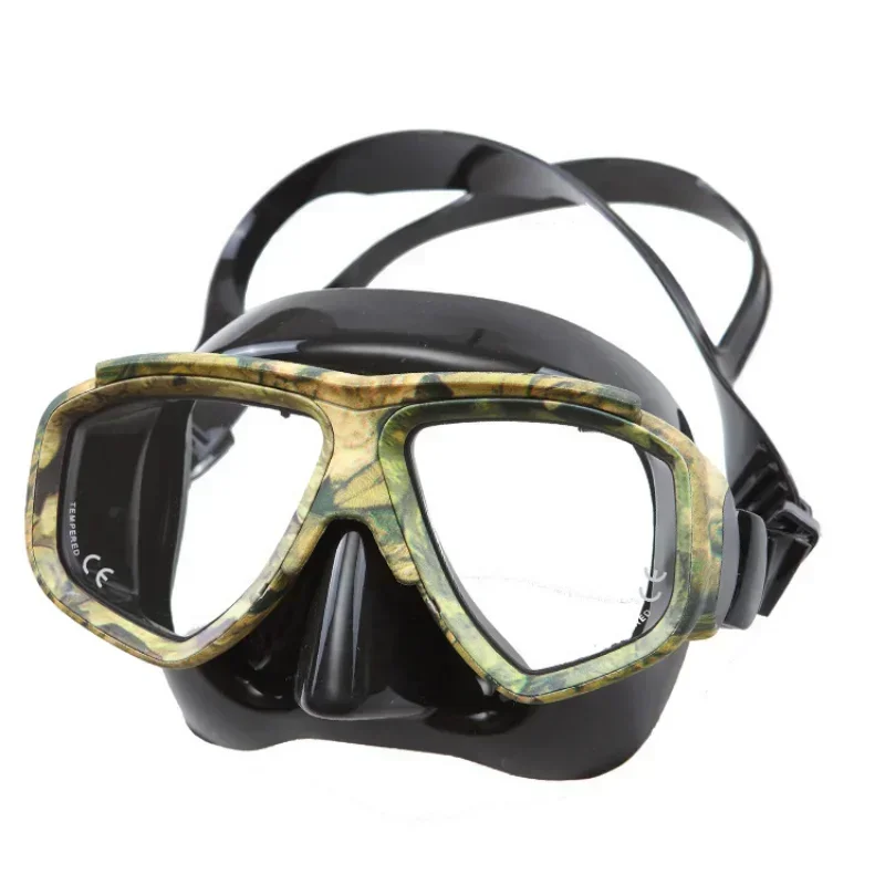 Nouvelle lentille myopie masque de plongée sous-marine brumisation arpon équipement de pêche masque de natation myopie professionnelle myopie