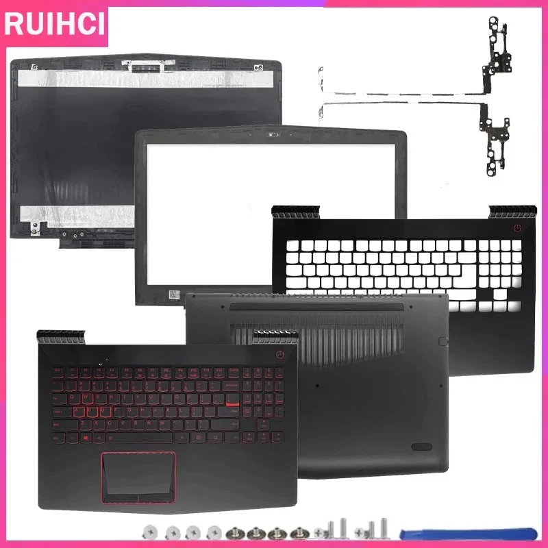 

Для ноутбука Legion Y520 R720 Y520-15 Y520-15IKB R720-15IKB R720-IBKN задняя крышка ЖК-дисплея/передняя панель/петли/подставка для рук/нижняя часть корпуса