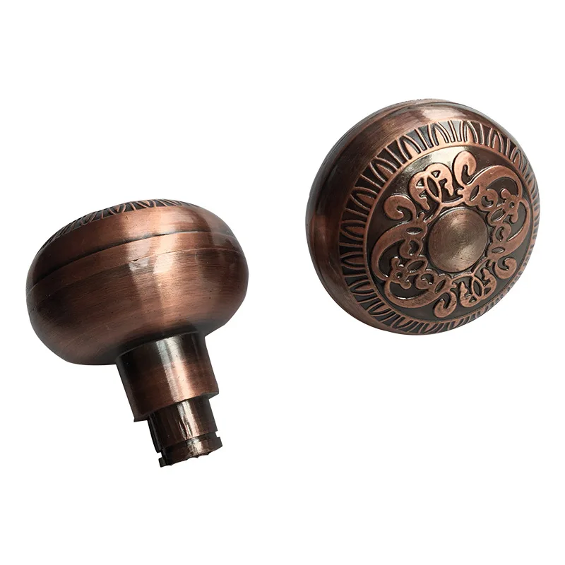 1PCS Zinc Alloy Anti-theft Door Handle Villa Entrance Door Pull Handle Lock Universal Accessory Antique Copper Color Non Rusting