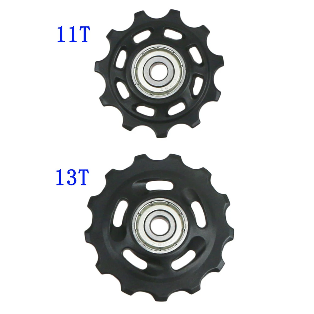 11T 13T Bearing MTB Bicycle Rear Guide Wheel Jockey Rear Derailleur Pulley Roller For 9/10/11Speed Sealed Steel Bearing